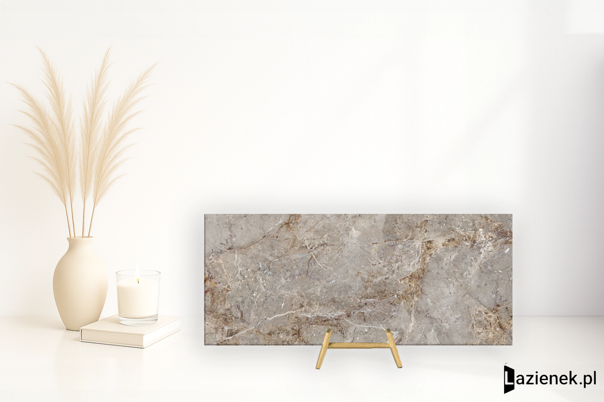 La Fabbrica Ava Breccia Argentum Breccia Argentum półpoler 120x280 cm gr. 6 mm - płytka rektyfikowana / (L)163011